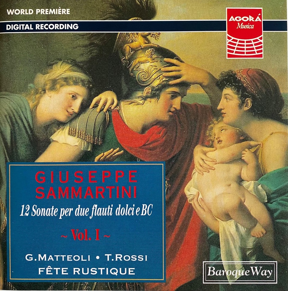 Giuseppe Sammartini - Sonate a due flauti - Vol . 1